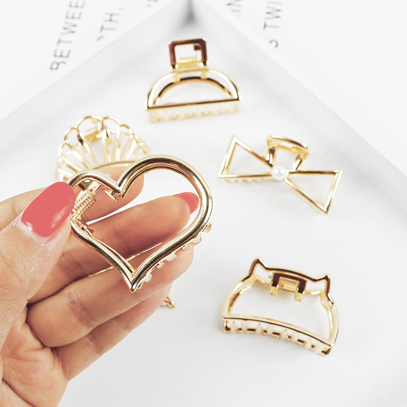 Kleine minimalistische Haarkla – Gold 6138 Bewertung und Preis